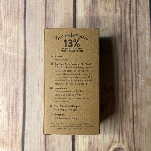 Simply Earth Clear Skin Essential Oil Blend Roll On - Picture 5 of 5